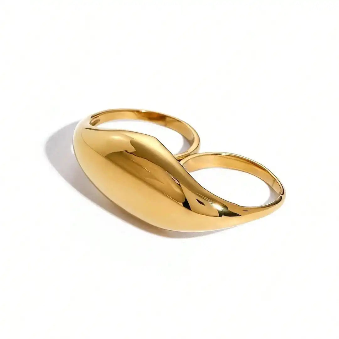 Timless Gold Rings Timeless Gold Double Ring
