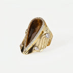 Iconic Teardrop Halo Ring
