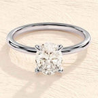 Oval Solitaire Classic Ring