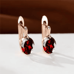 Oval Glow Dangle Earrings