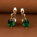 Oval Glow Dangle Earrings