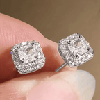 Regal Square Stud Earrings