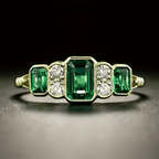 Vintage Heirloom Emerald Ring