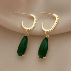 Forest Cascade Emerald Earrings