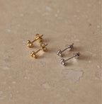 Trio Micro Studs Gold or Silver
