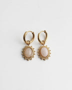 Jolie Earrings Natural Stone Stainless Steel