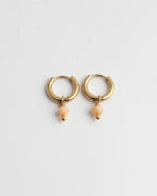 Minimalist Stone Dangle Earrings