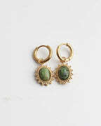 Jolie Earrings Natural Stone Stainless Steel