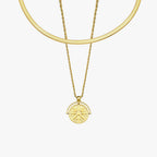 Golden Radiance Necklace Layered Set