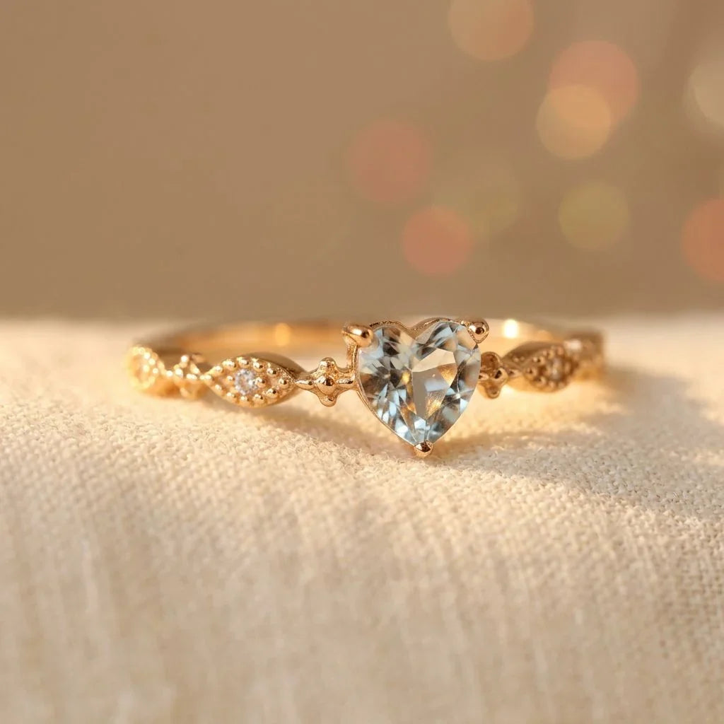 Timeless Heart Shaped Minimal Ring