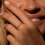 Modern Heart Statement Ring