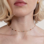 Minimalist Necklace with Stone