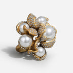 Luxe Pearl Bloom Ring