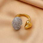 Luxe Pebble Radiant Ring