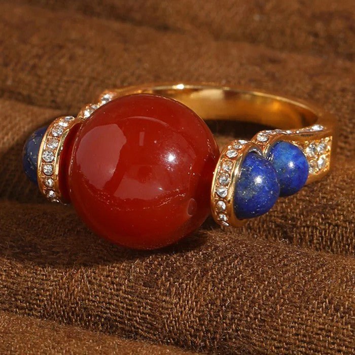 Midnight Halo Orbit Ring