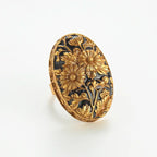 MidnightBloom Vintage Ring