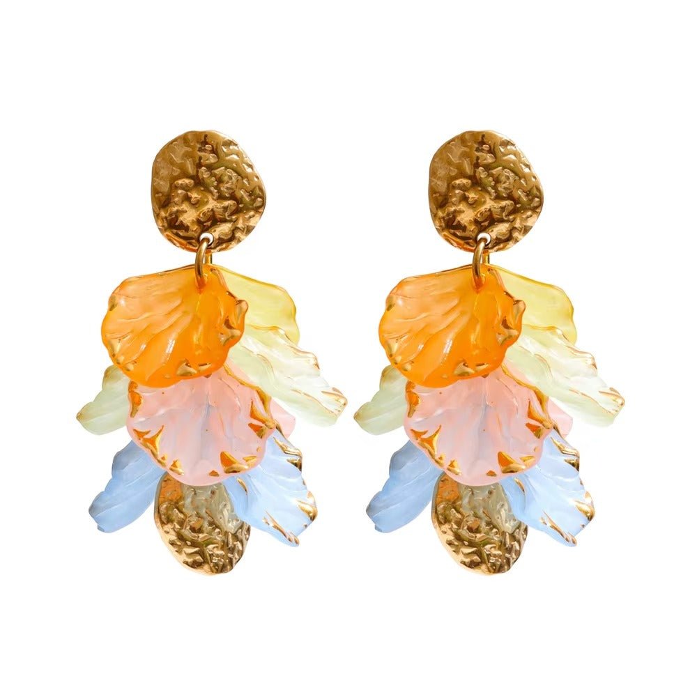 Moon Petal Earrings