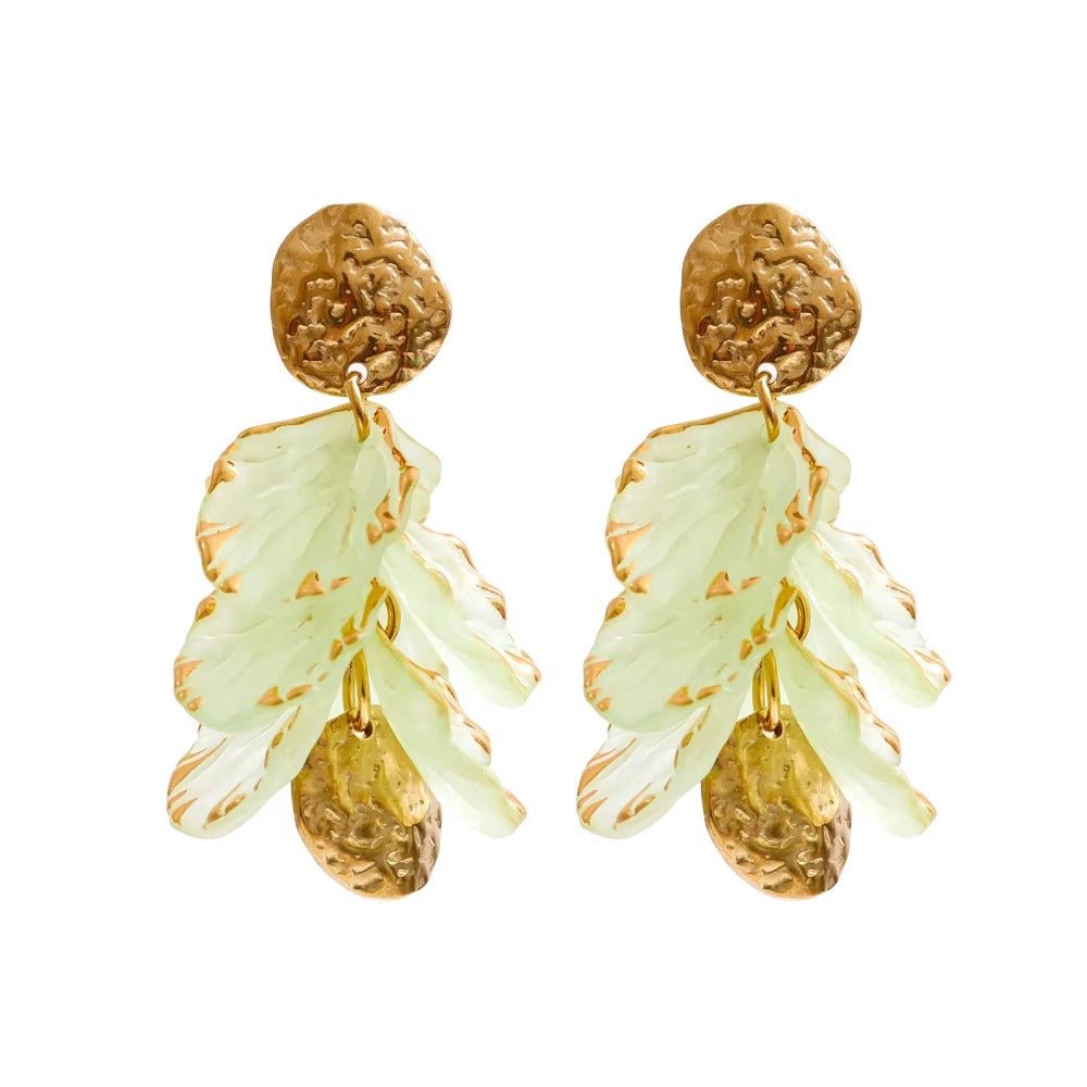 Moon Petal Earrings