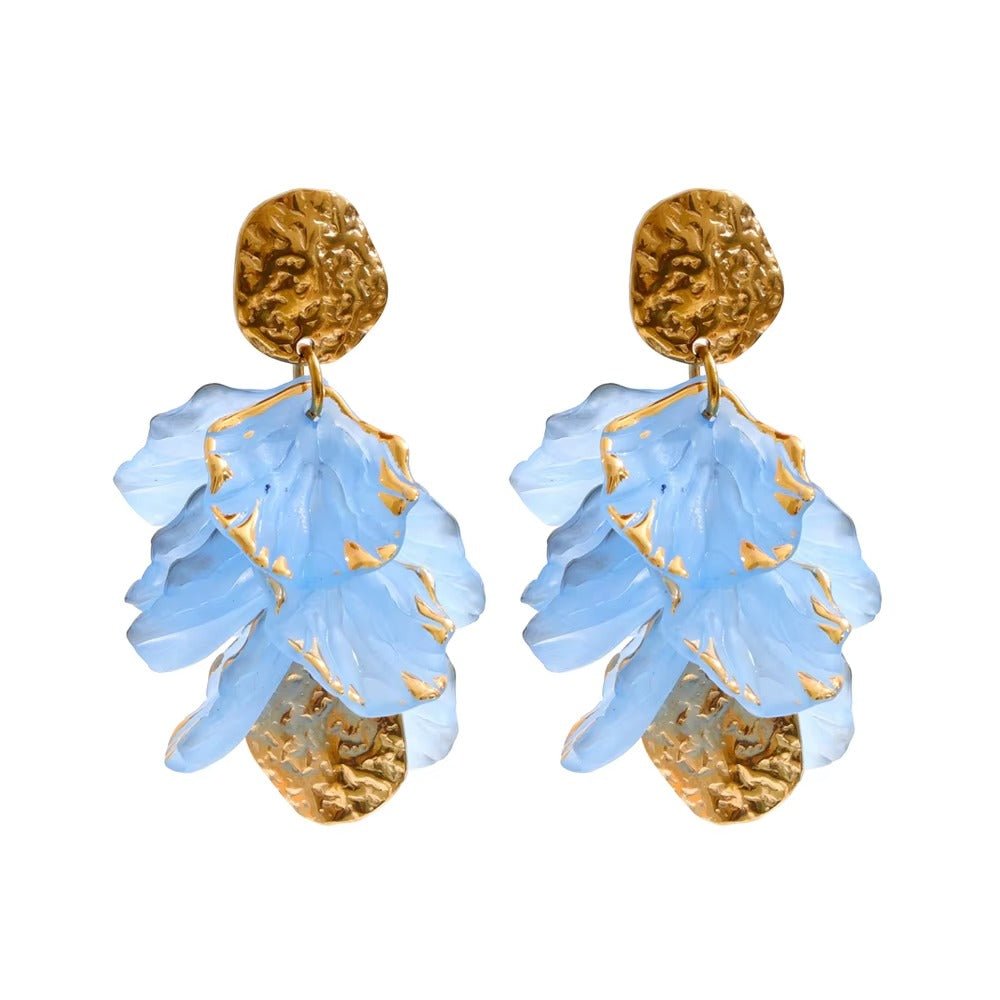 Moon Petal Earrings