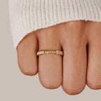Luxe Pearl Crystal Harmony Ring