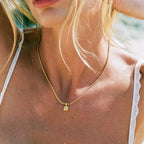 Radiant Star Gold Chain Necklace