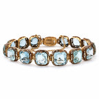 Azure Wave Gold Bracelet