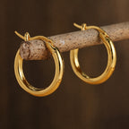 Regal Gold Silver Hoops