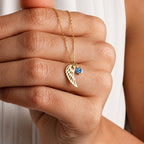 Guardian Angel Birthstone Necklace