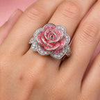 Floral Majesty Silver Ring