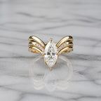 Crown Jewel Gold Ring