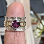 Bohemian Crystal Meditation Ring