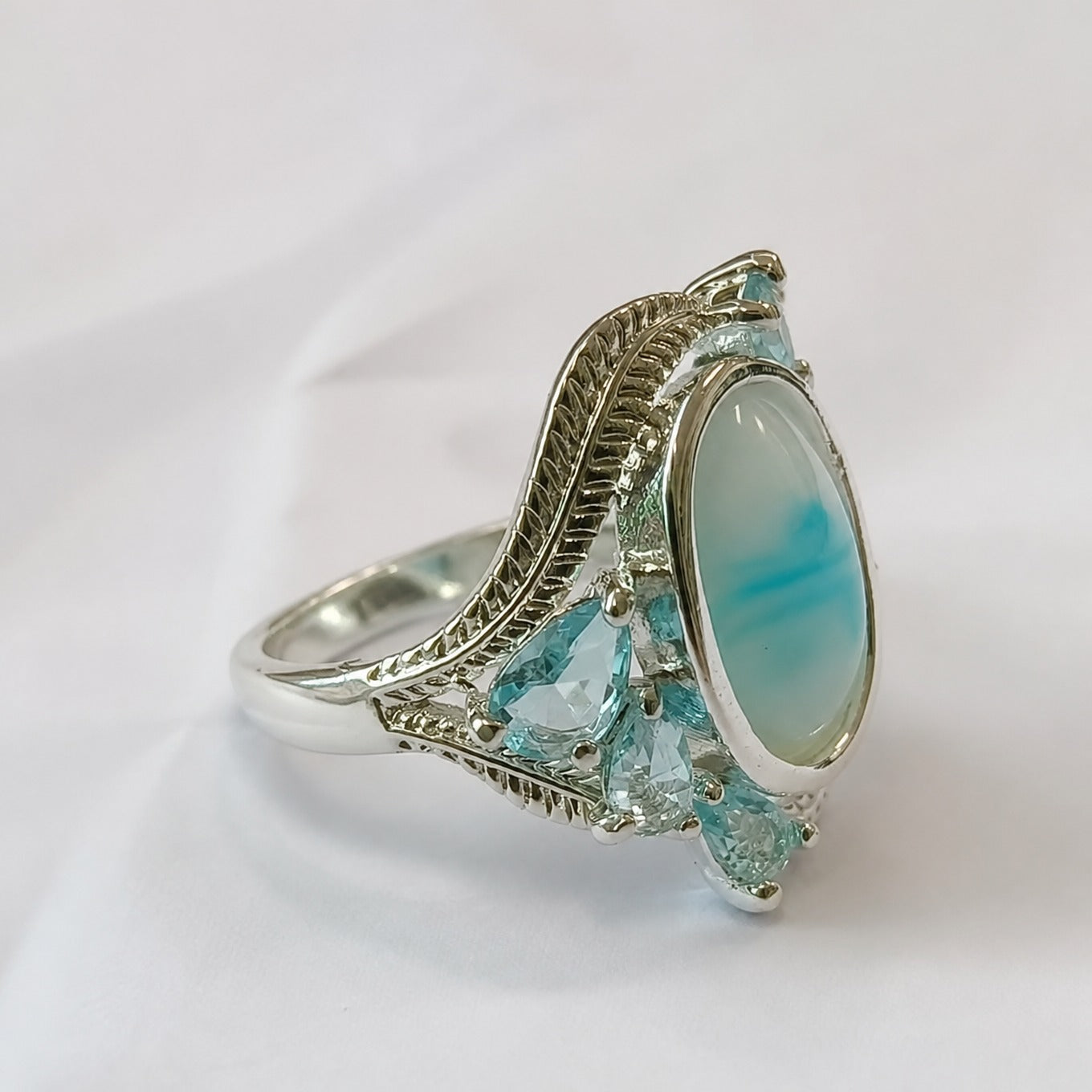 Vintage Turquoise Opal Ring