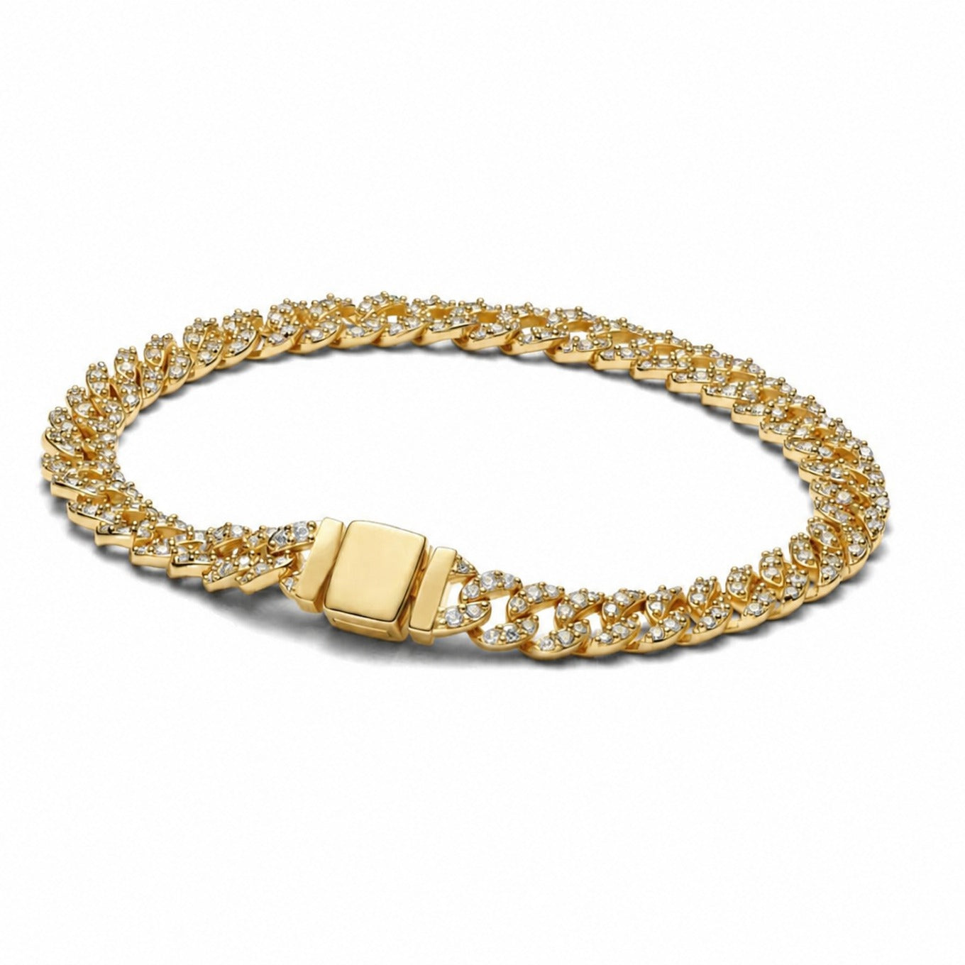 Pave Cuban Shine Bracelet