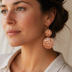 Solstice Glow Copper Earrings