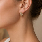 Gold Plated Bohemian Bead Earrings