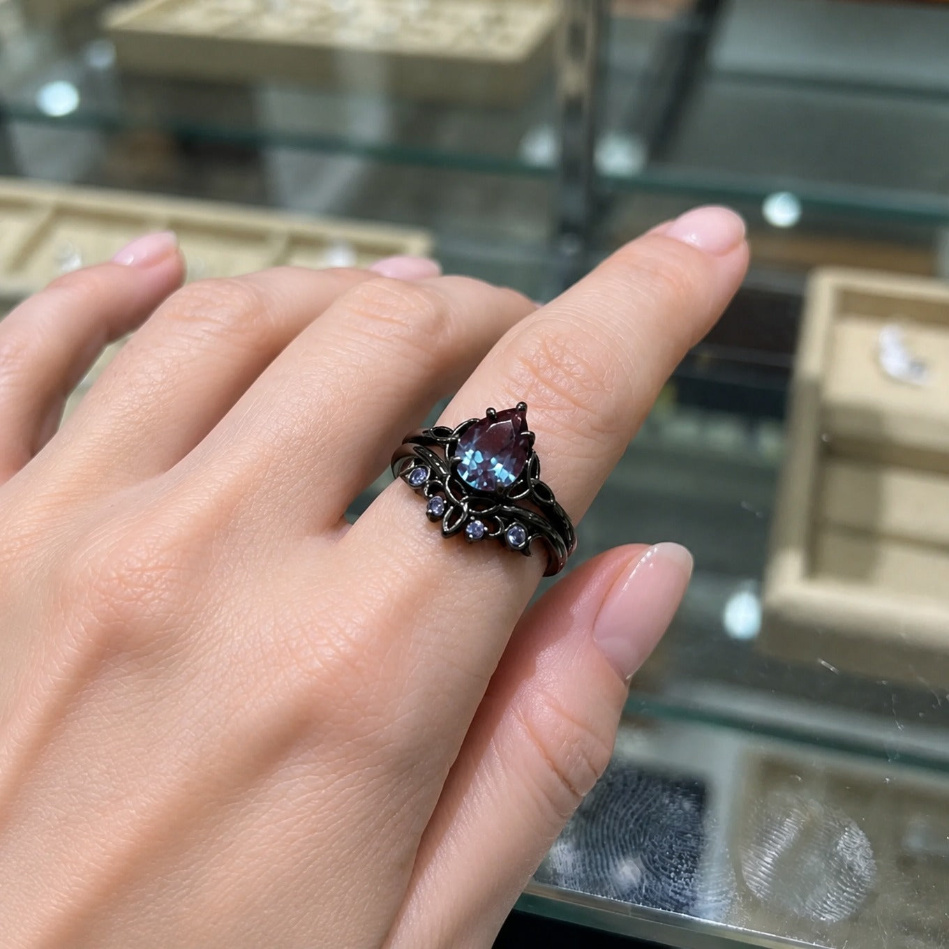 Amethyst Prestige Layer Ring