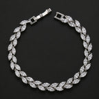 Wheat Leaf Charm Bracelet