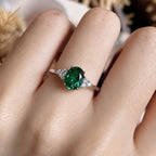 Emerald Prestige Oval Ring