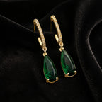 Emerald Opulence Stud Earrings