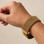 Woven Gold Plated Bracelet