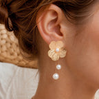 Ethereal Ginkgo Leaf Earrings