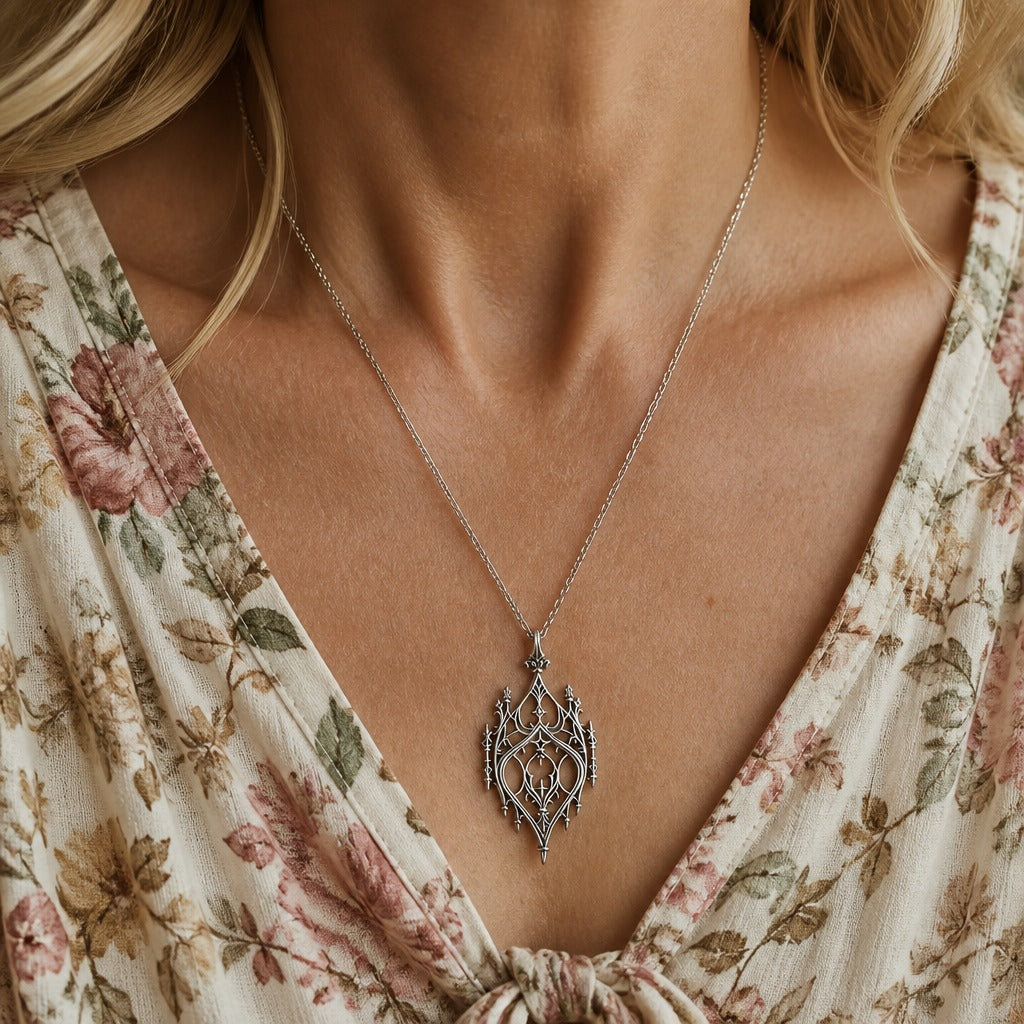Enchanted Castle Heart Pendant