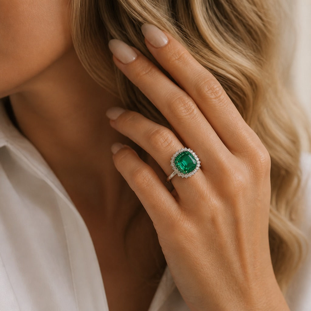 Emerald Duchess Statement Ring