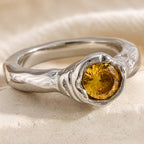 Signature Zircon Gold Ring