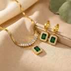 Elegant Emerald Gemstone Set