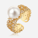 Pearl Luxe Open Ring