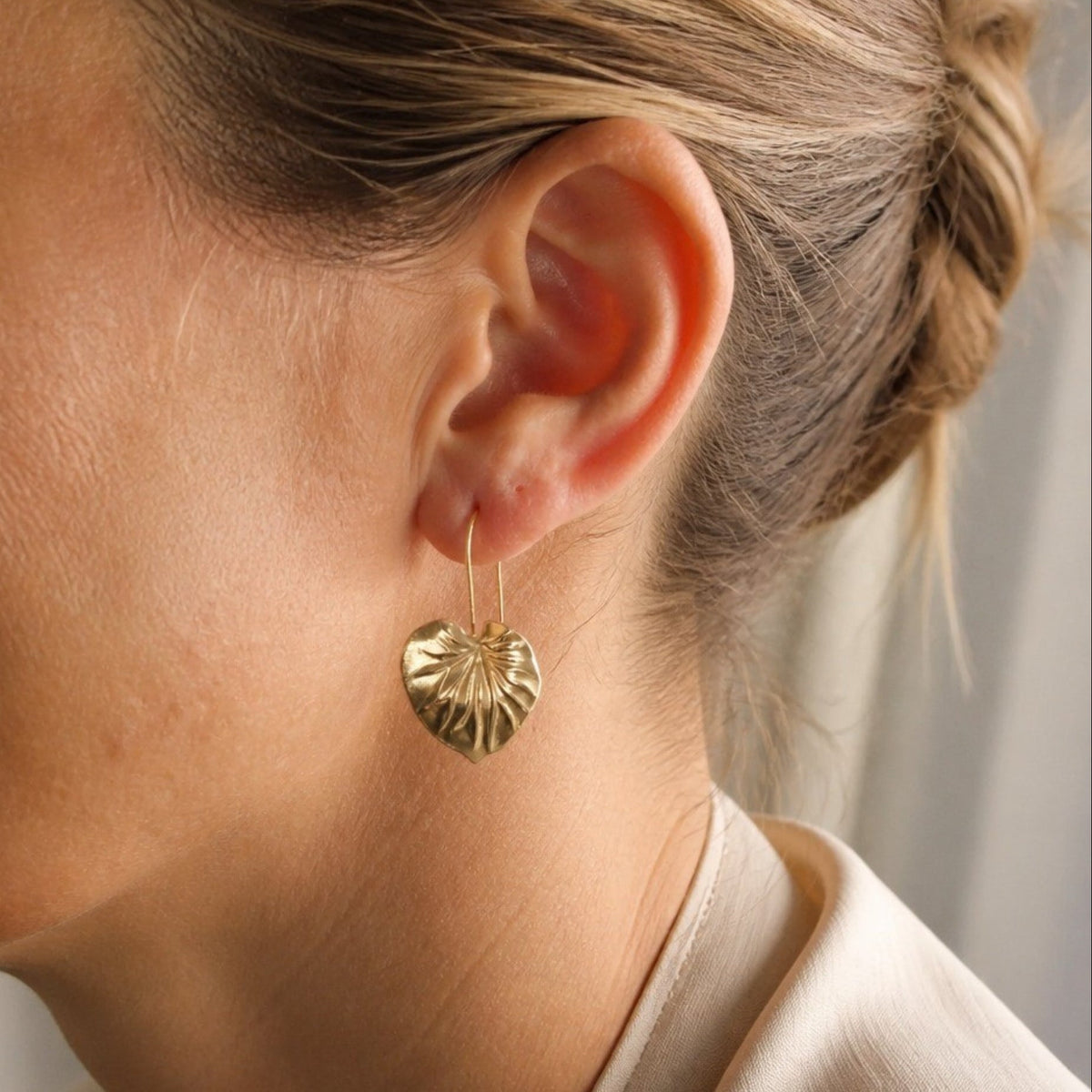 Luxe Leaf Pendant Earrings