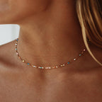Colorburst Delicate Choker Necklace