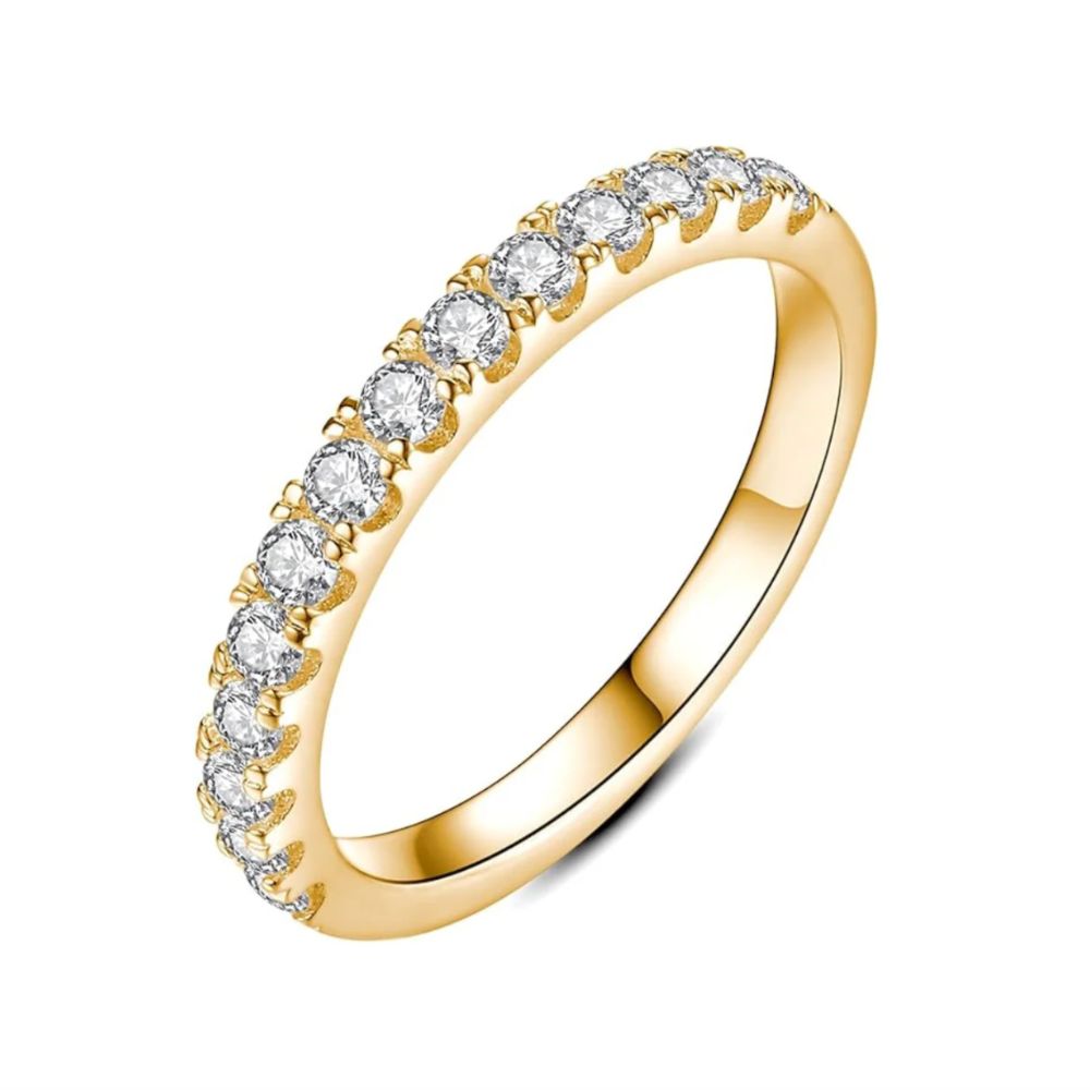 Diamond Embrace Gold Ring