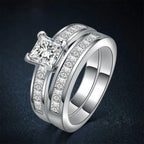 Vintage Silver Crystal Ring